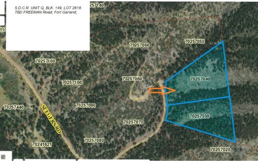 6.97 ac Sangre de Cristo Ranches Great Location, With Clear Title & Title Insurance